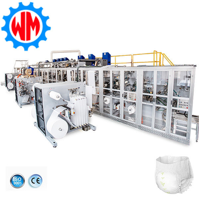 Buy Full Servo Baby Diaper Making Machine PLC Control wiht Professional Customization online manufacture