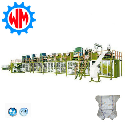 Buy 2025 New Full Servo Baby Diaper Production Line with Packaging System and Waste Disposal online manufacture
