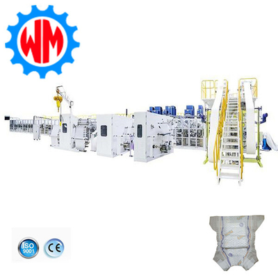 Buy Energy Saving Disposable Baby Diaper Machine 400KW Production Machine with CE online manufacture