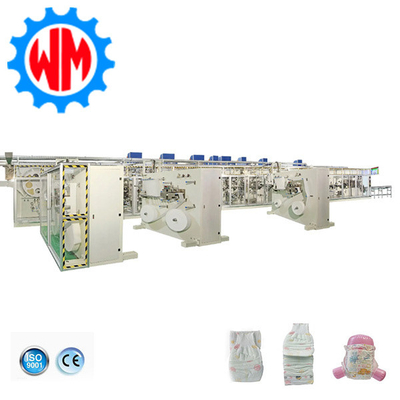 Buy Full Automatic Baby Diaper Making Machine Intelligent System with Professional Design online manufacture