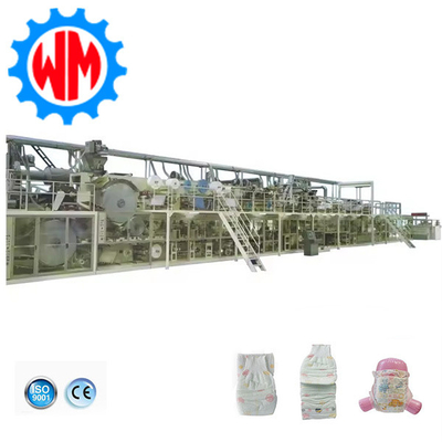 Buy Full Automatic Baby Diaper Making Machine Automatic System with Professional Design online manufacture