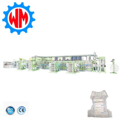 Buy New Model High Speed Full Servo Baby Diaper Production Line With Professional Design online manufacture
