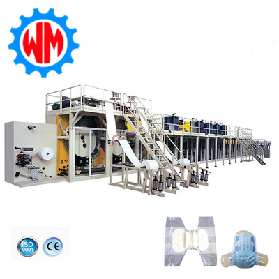 Buy High Speed Full Servo Adult Diaper Making Machine Professional Customization with CE online manufacture