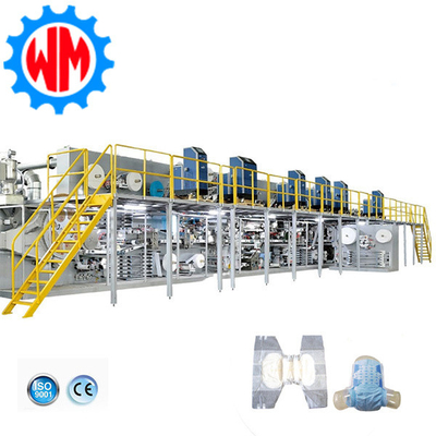 Buy 2025 New Intelligent Full Servo Adult Diaper Production Line Automatic Operation with CE online manufacture