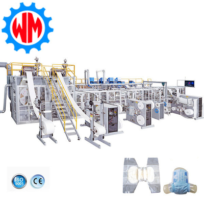Buy 97% Qualified Rate With 250-450PCS/Min Adult Diaper Making Machine Professional Design online manufacture