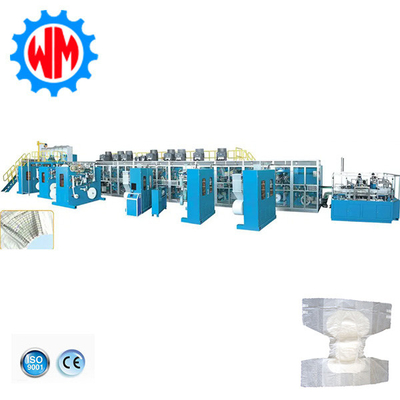 Buy Full Automatic Adult Diaper Machine 400KW Diaper Manufacturing Equipment online manufacture
