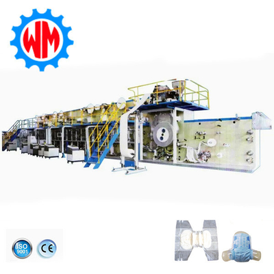 Buy Precise  Adult Diaper Making Machine Embossing Printing Stacking Function online manufacture