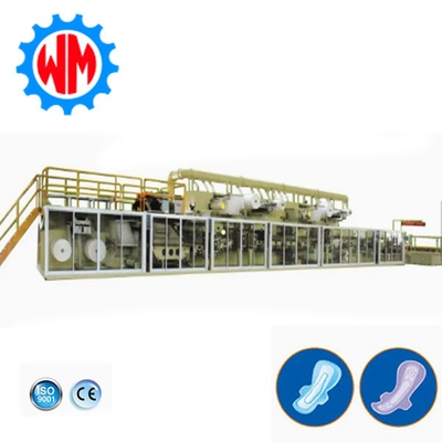 Buy High Speed Full Servo Sanitary Napkin Production Line with CE Export to South America online manufacture