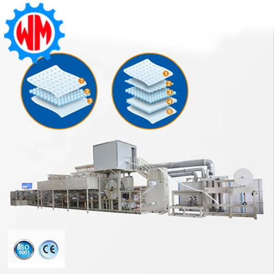 Buy 2025 New High Efficiency Full Servo Underpad Making Machine with Packaging System online manufacture