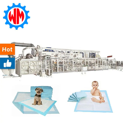 Buy Easy Operation Underpad Production Line 250 Meters/Min Underpad Machine online manufacture