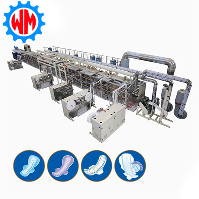 Buy Automatic Sanitary Pad Making Machine Full Servo High Speed Operation online manufacture