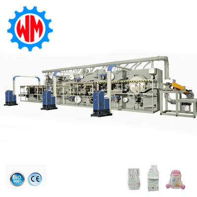 Buy Supplier Factory Full Servo Big Ring Waist Baby Diaper Making Machinery with CE online manufacture