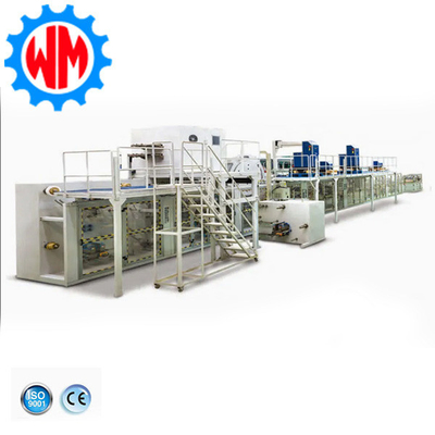 Buy High Speed Baby Diaper Manufacturing Machine PLC Control Customizable online manufacture