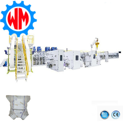 Buy Advanced Baby Diaper Making Machine with Packaging System Easy Operation online manufacture