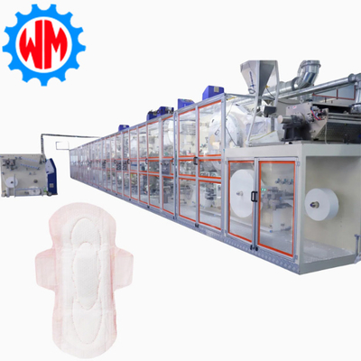 Buy Hot Sell New Design Sanitary Pad Production Line with Packaging Machine Easy Operation online manufacture