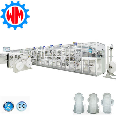Buy Advanced Design High Quality Full Servo Sanitary Pad Making Machine 1500pcs/min online manufacture