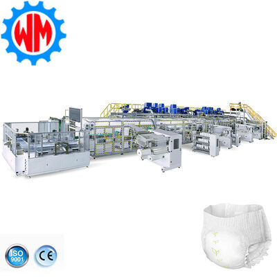 Buy 600Pcs/Min Baby Pull-Ups Diaper Training Pants Making Machine Full Servo Smart Panel Control online manufacture
