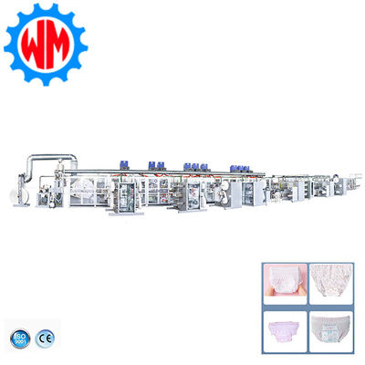 buy Full Servo Sanitary Pad Machinery Lady Pants Menstrual Panties Making Machine online manufacture