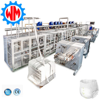 800pcs/min Full Servo Baby Diaper Making Machine PLC Control wiht CE Global Export