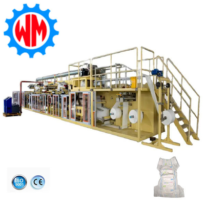 PLC Intelligent Baby Diapers Making Machine Early Warning System Export to Middle East