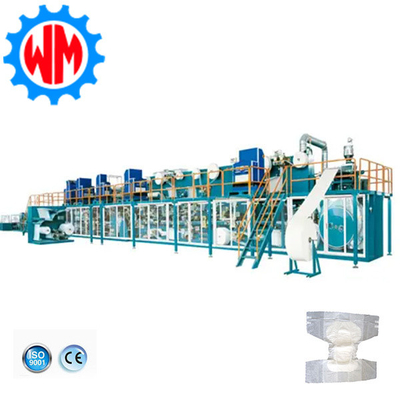 Lower Energy Adult Diaper Making Machine With CE High Efficiency Full Servo