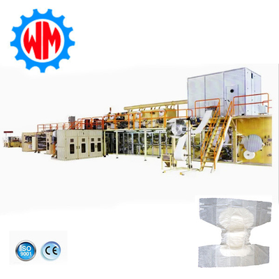 Advanced High Efficiency Adult Diaper Making Machinery with Optional Configuration