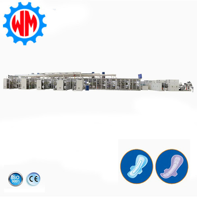 High Speed Full Servo Sanitary Pad Making Machinery with Professional Customization 1500pcs/min
