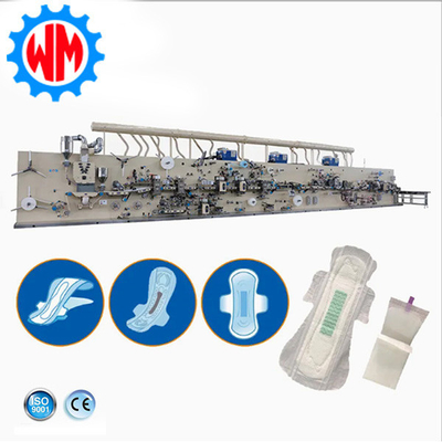 High Efficiency Full Servo Sanitary Pad Making Machinery Export to Southeast Asia