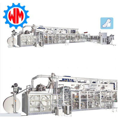 1500pcs/Min Sanitary Napkin Making Machine Customized Sanitary Pads Machinery