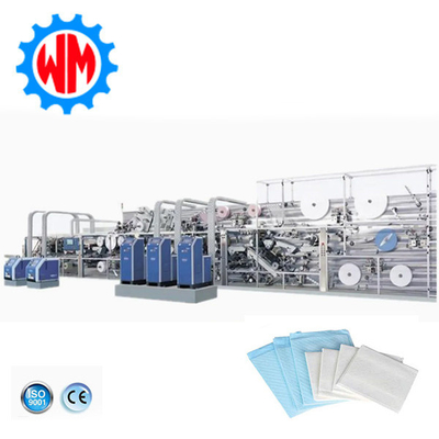 High Efficiency Underpad Making Machine Easy Operation Customized