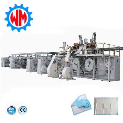 Lower Energy Intelligent Under pad Making Equipment with Packaging System