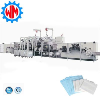 250m/Min-350m/Min Underpad Manufacturing Machine 90% Efficiency