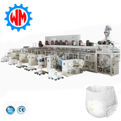 500-600pcs/Min Baby Pants Making Machine Baby Training Pants Production Line