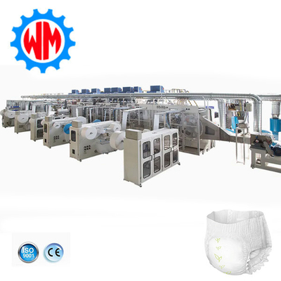 Lower Energy Baby Training Pants Production Line with Optional Packaging System