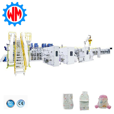 2025 New 600Pcs/Min Big Ring Waist Baby Diaper Making Machine with CE