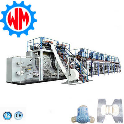 Advanced High Speed 350PCS/Minute Adult Diaper Making Machine Easy Maintenance