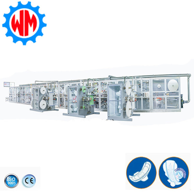 Professional Design Sanitary Pad Production Line with Raw Material Export