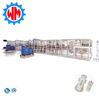 2025 New High Efficiency Sanitary Pad Making Machine with Engineers Oversea Installation