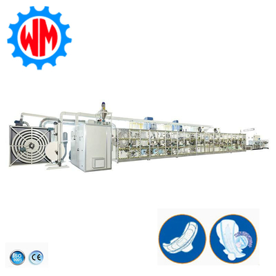 Stable Production Sanitary Pad Making Machine with  Oversea Installation and Training