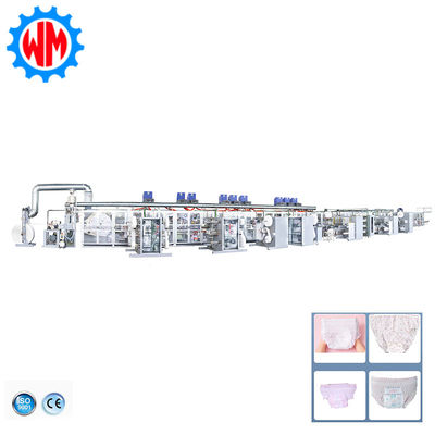 High Efficiency Full Servo Menstrual Panties Making Machine with Oversea Training