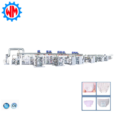 High Efficiency Full Servo Menstrual Panties Making Machine with Oversea Training