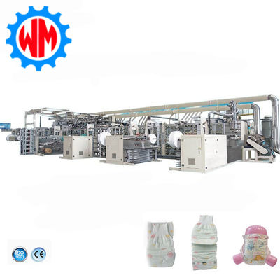 Advanced Baby Diaper Making Machine 800pcs/min Stable Production CE Certificate