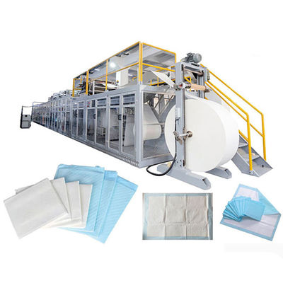 High Speed 350m/min Under Pad Production Line with Automatic Packaging