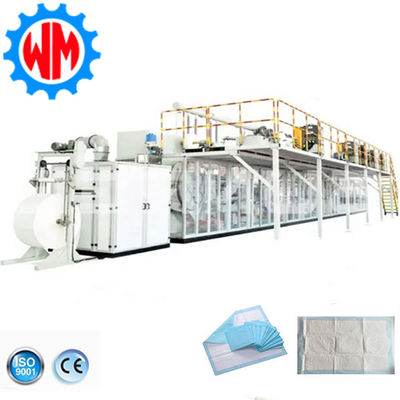 Energy-saving Full Servo Mattress Pad Machine Underpad Production Line Auto Stacker