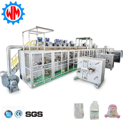 800Pcs/Min Full Servo Baby Diaper Making Machine Unstandard Customized CE ISO9001 Factory